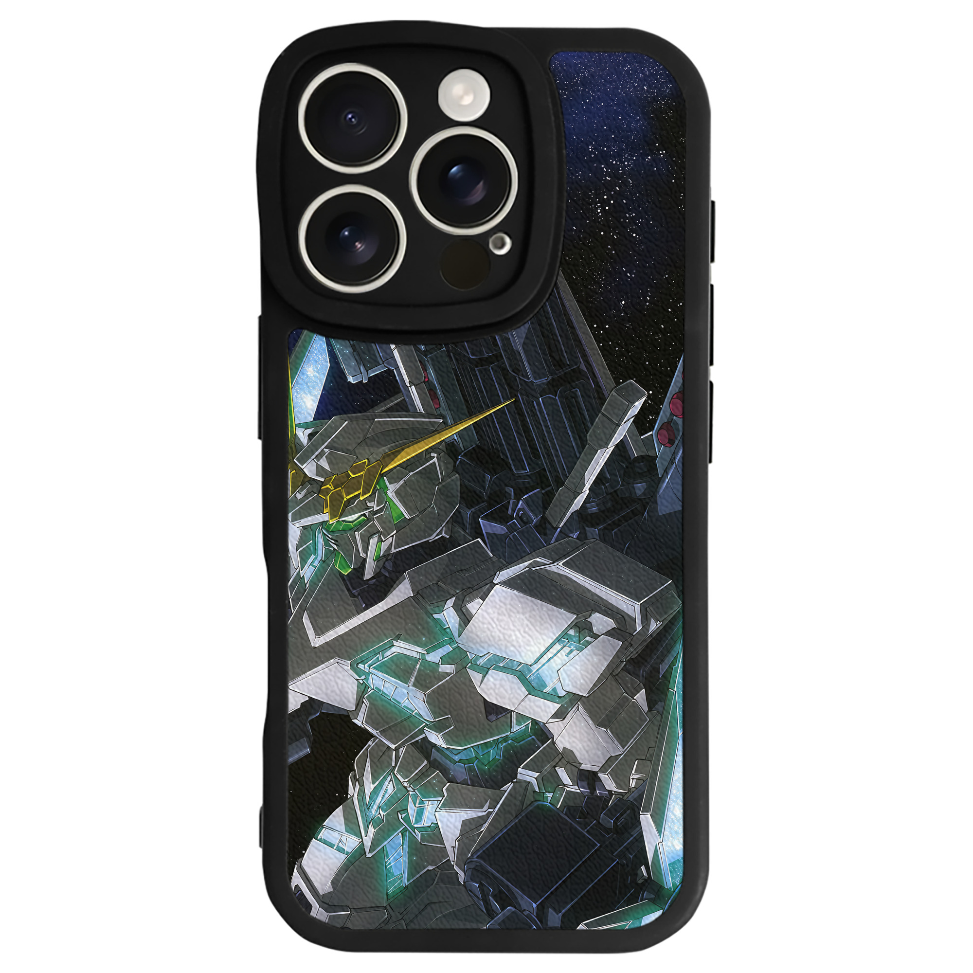 （画像用） 機動戦士ガンダム Mobile Suit Gundam 【iPhone 16シリーズ対応】シリコンスマホケース（レザー調） 材質：シリコン